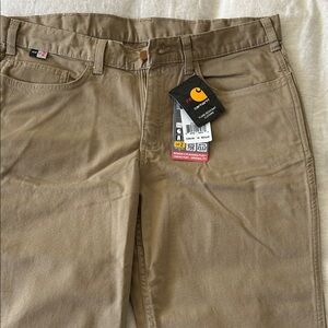Carhartt Flame Resistant Canvas Pants - Khaki